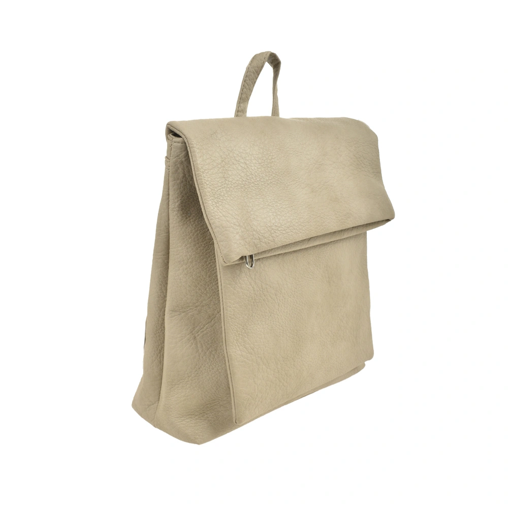 Rucsac dama din piele ecologica Francesca Rossi FR6412, Gri, Nr. 2, Bagsy