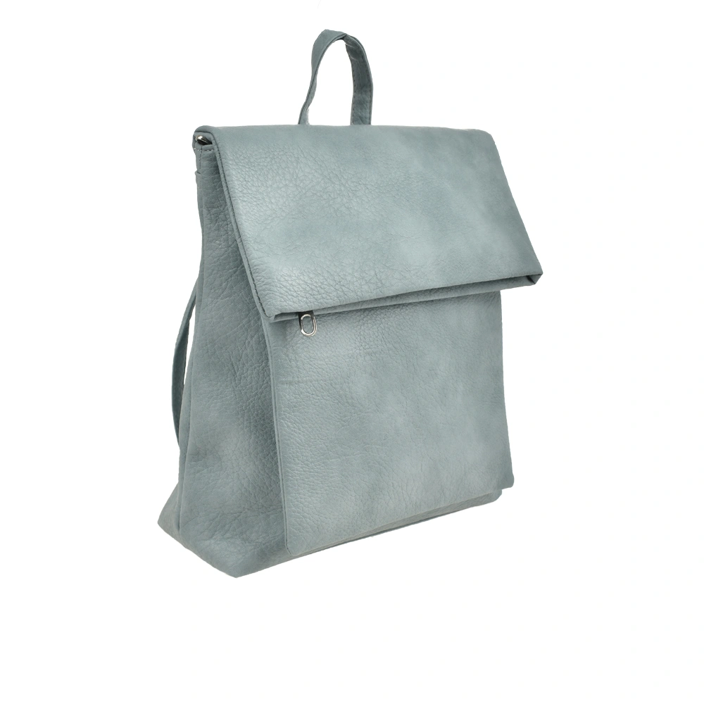 Rucsac dama din piele ecologica Francesca Rossi FR6412, Albastru deschis, #2, Bagsy