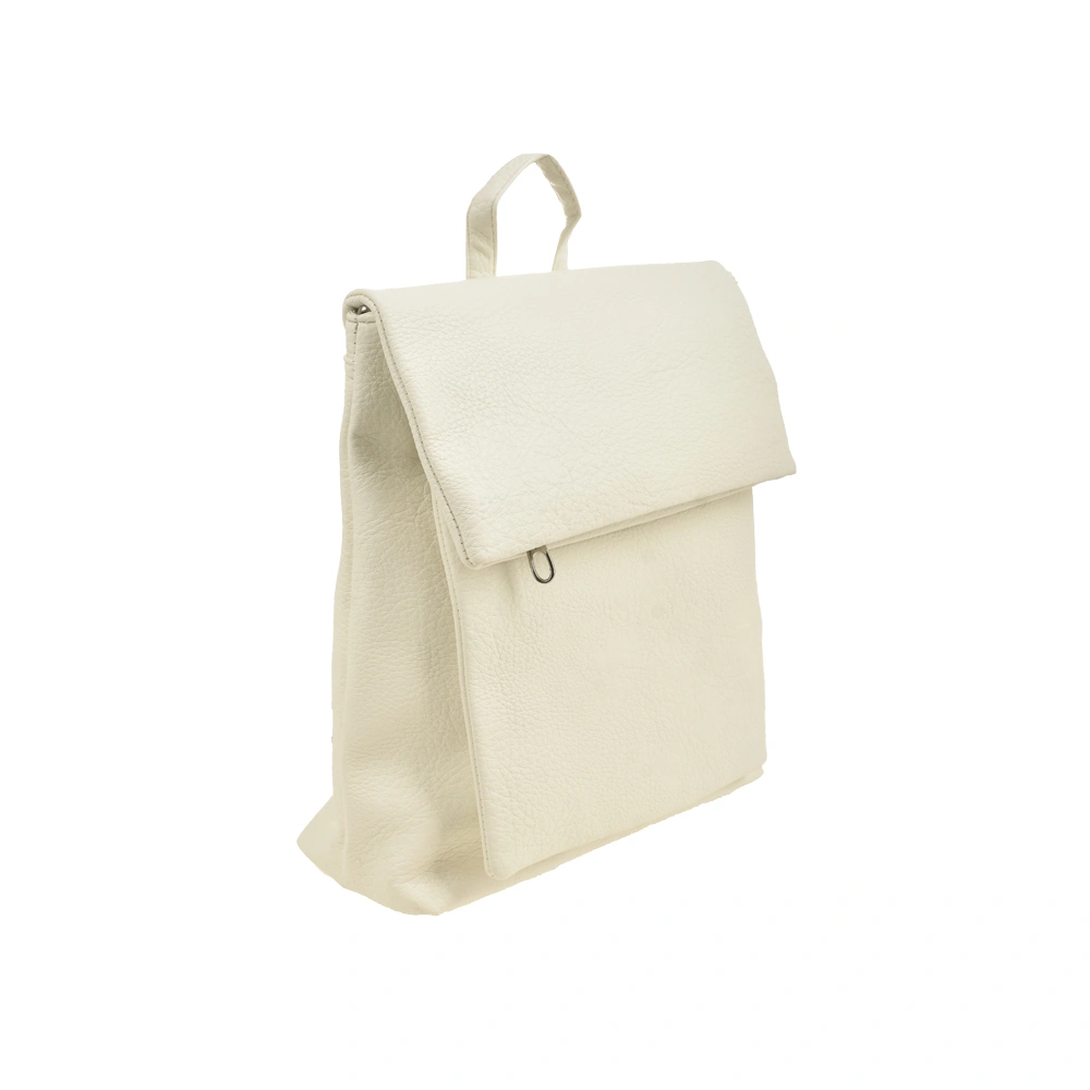 Rucsac dama din piele ecologica Francesca Rossi FR6412, Alb, #2, Bagsy