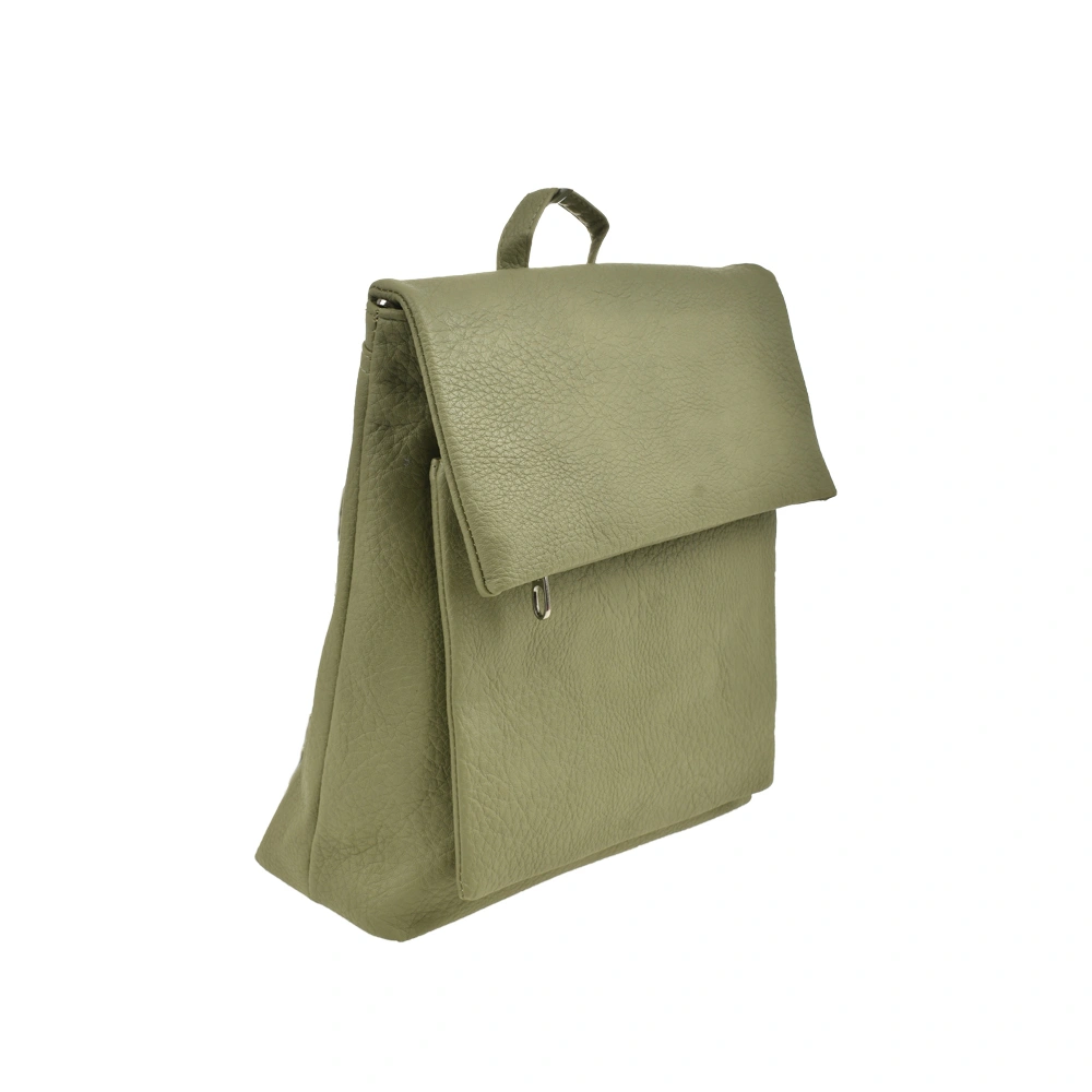 Rucsac dama din piele ecologica Francesca Rossi FR6412, Verde, #2, Bagsy