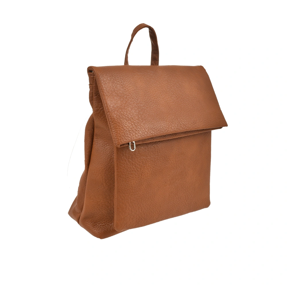 Rucsac dama din piele ecologica Francesca Rossi FR6412, Maro, Nr. 2, Bagsy