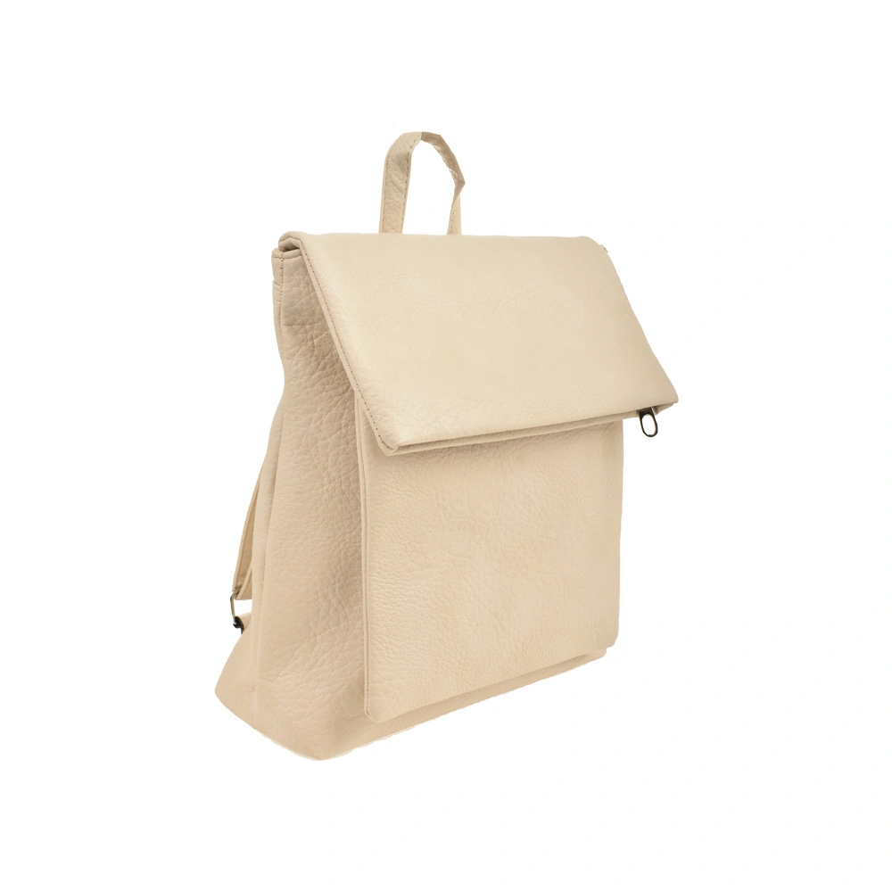 Rucsac dama din piele ecologica Francesca Rossi FR6412, Bej, #2, Bagsy