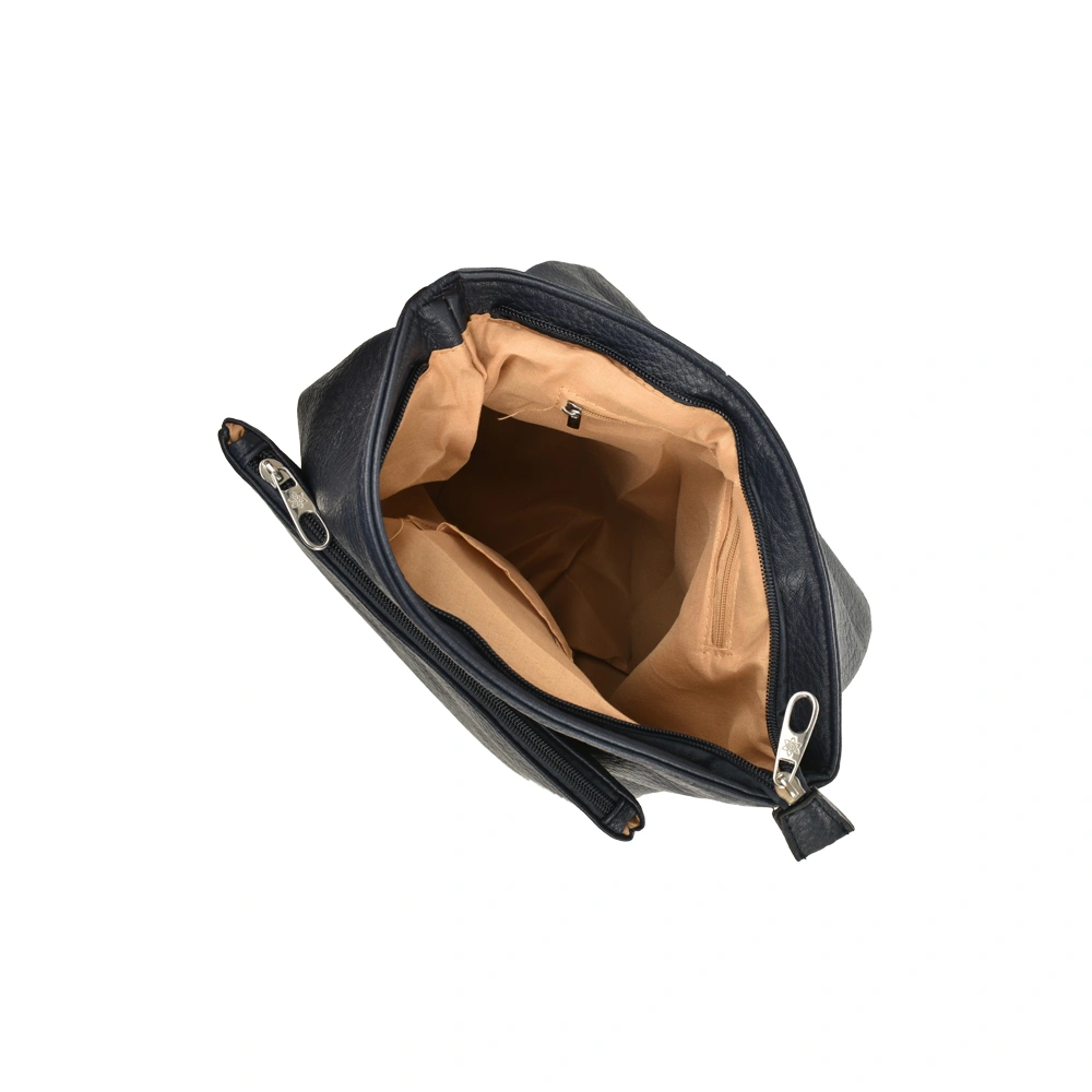 Rucsac dama din piele ecologica Francesca Rossi FR6412, Albastru inchis, #4, Bagsy