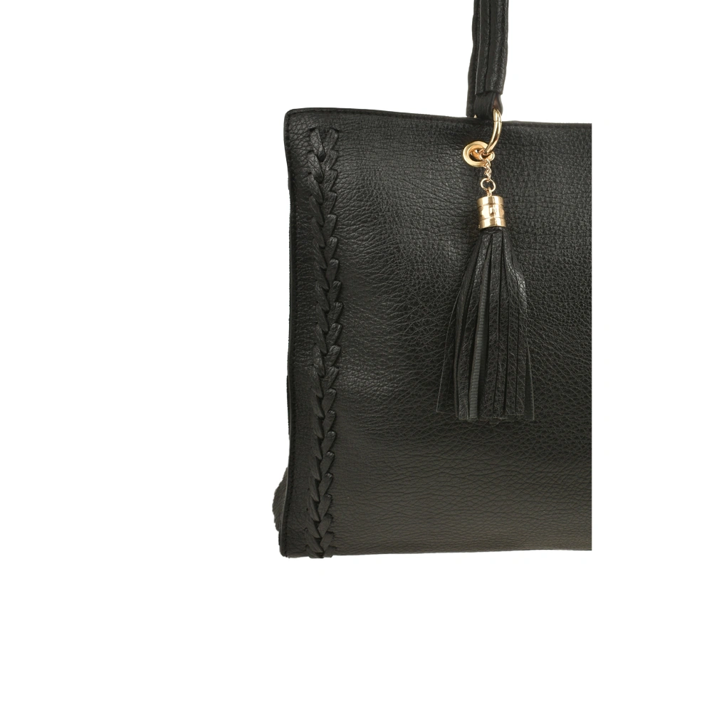 Geanta de mana din piele ecologica Francesca Rossi FR6416, Negru, #5, Bagsy