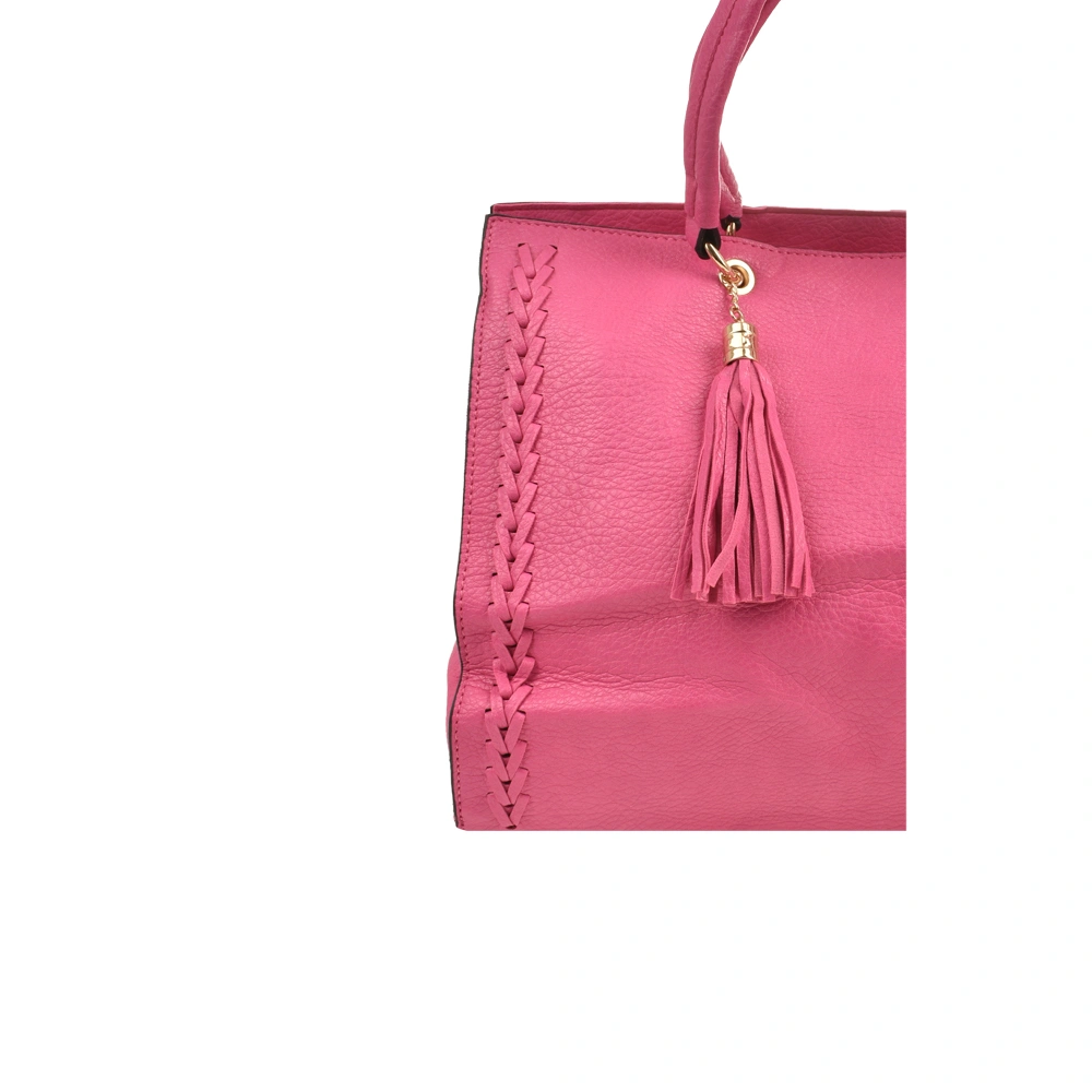Geanta de mana din piele ecologica Francesca Rossi FR6416, Fucsia, #5, Bagsy