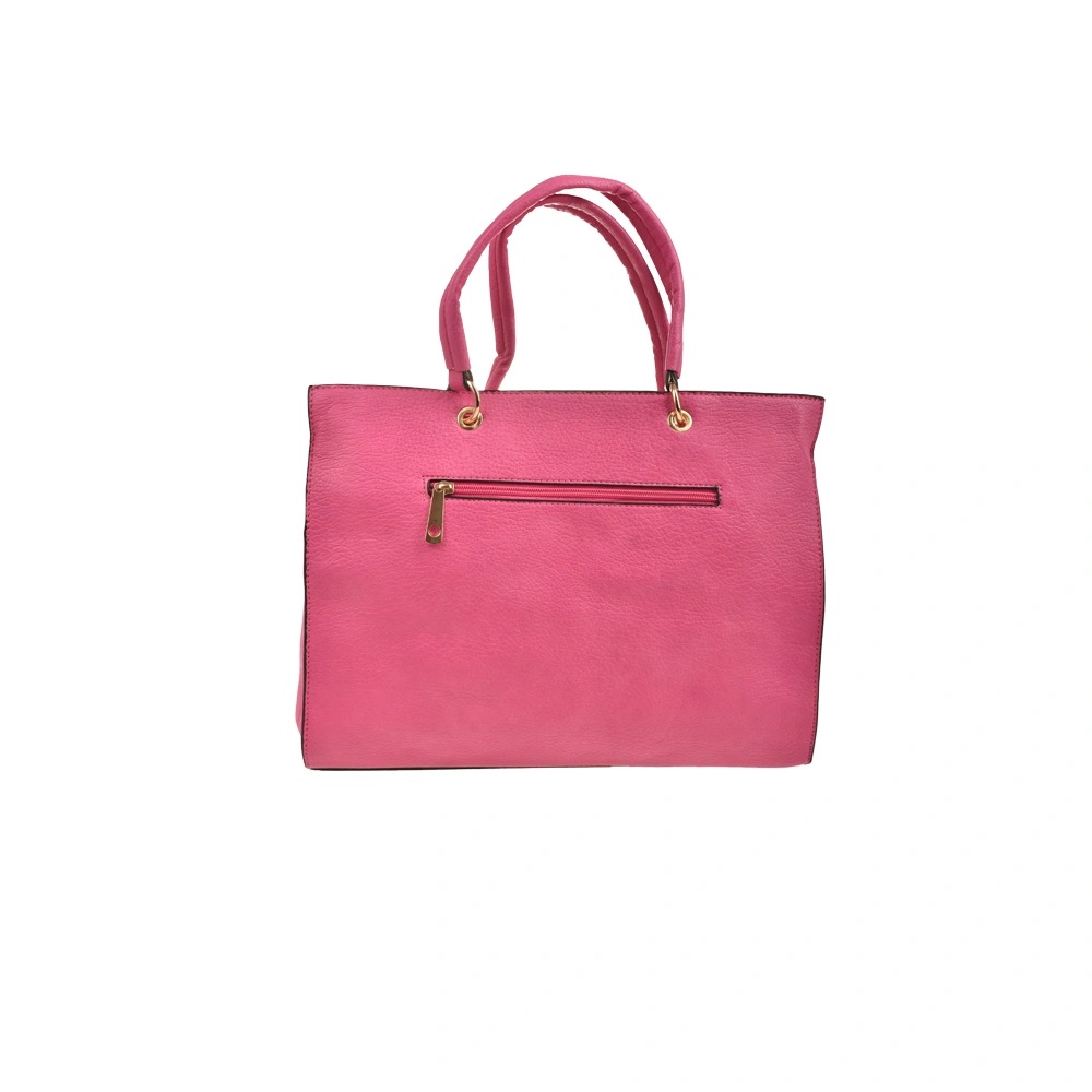 Geanta de mana din piele ecologica Francesca Rossi FR6416, Fucsia, #3, Bagsy