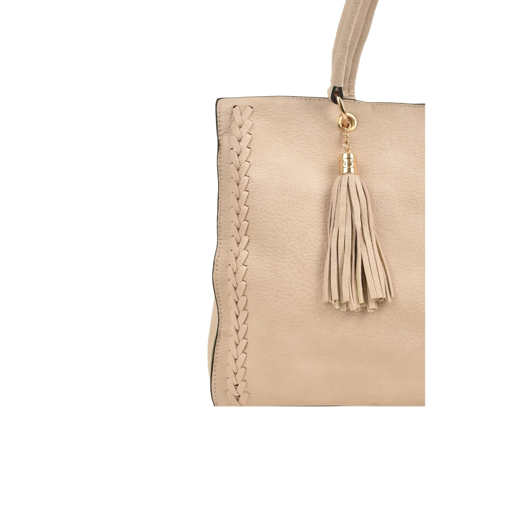 Geanta de mana din piele ecologica Francesca Rossi FR6416, Bej, #5, Bagsy