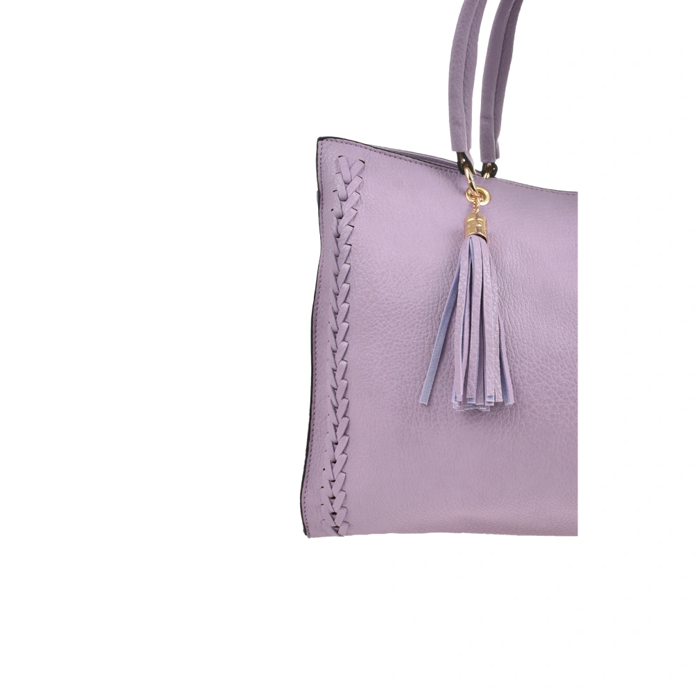 Geanta de mana din piele ecologica Francesca Rossi FR6416, Mov, #5, Bagsy