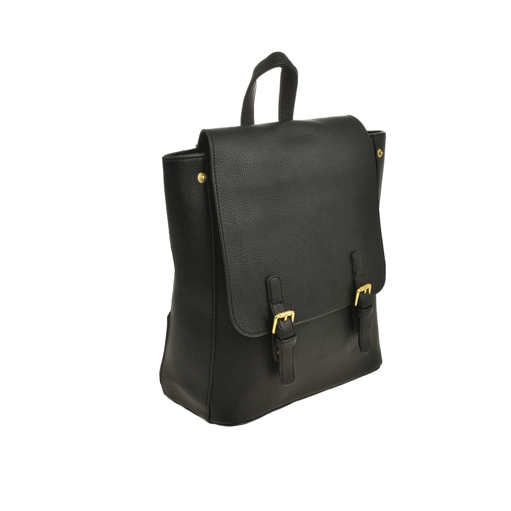 Rucsaca dama din piele ecologica Francesca Rossi FR6423, Negru, Nr. 2, Bagsy