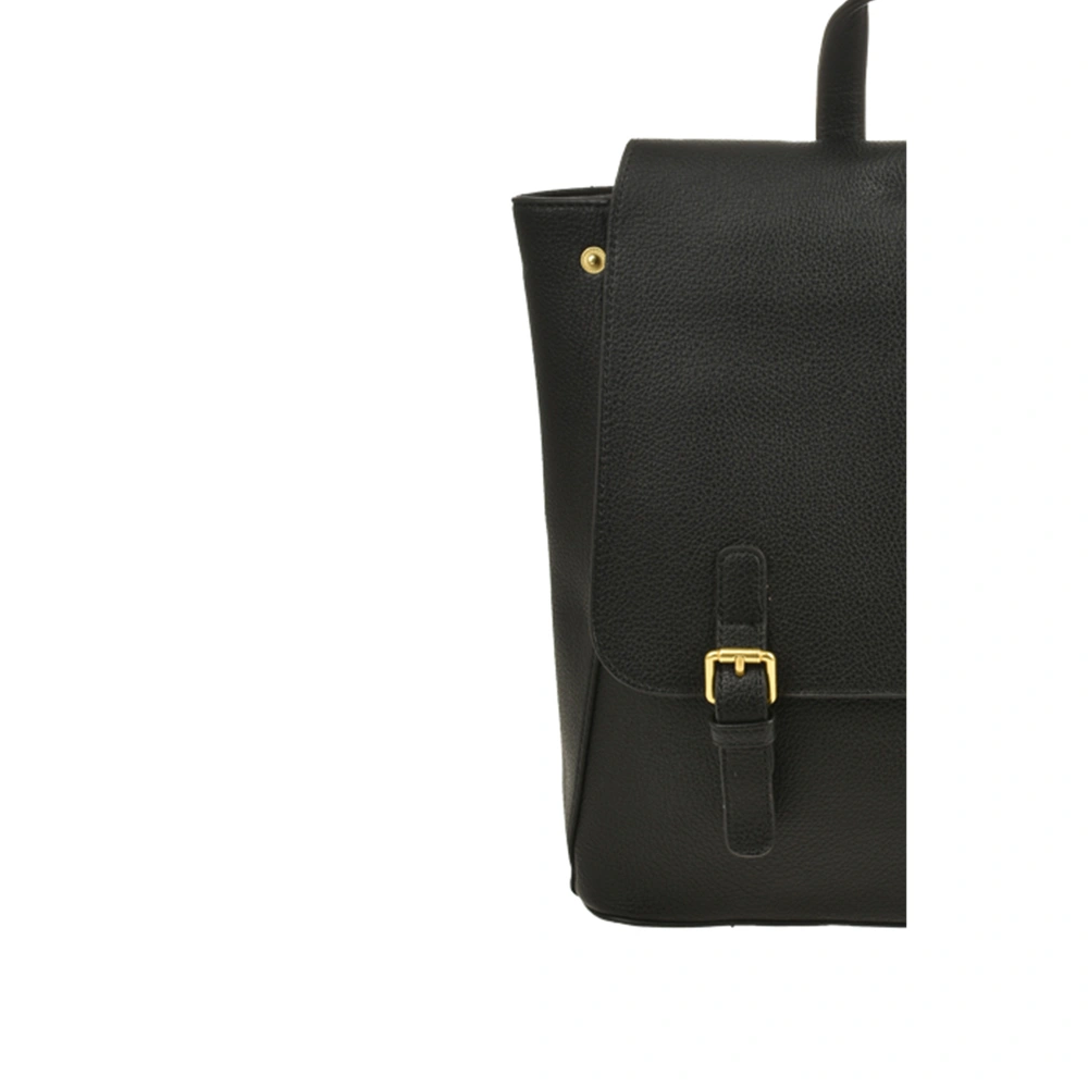 Rucsaca dama din piele ecologica Francesca Rossi FR6423, Negru, Nr. 5, Bagsy