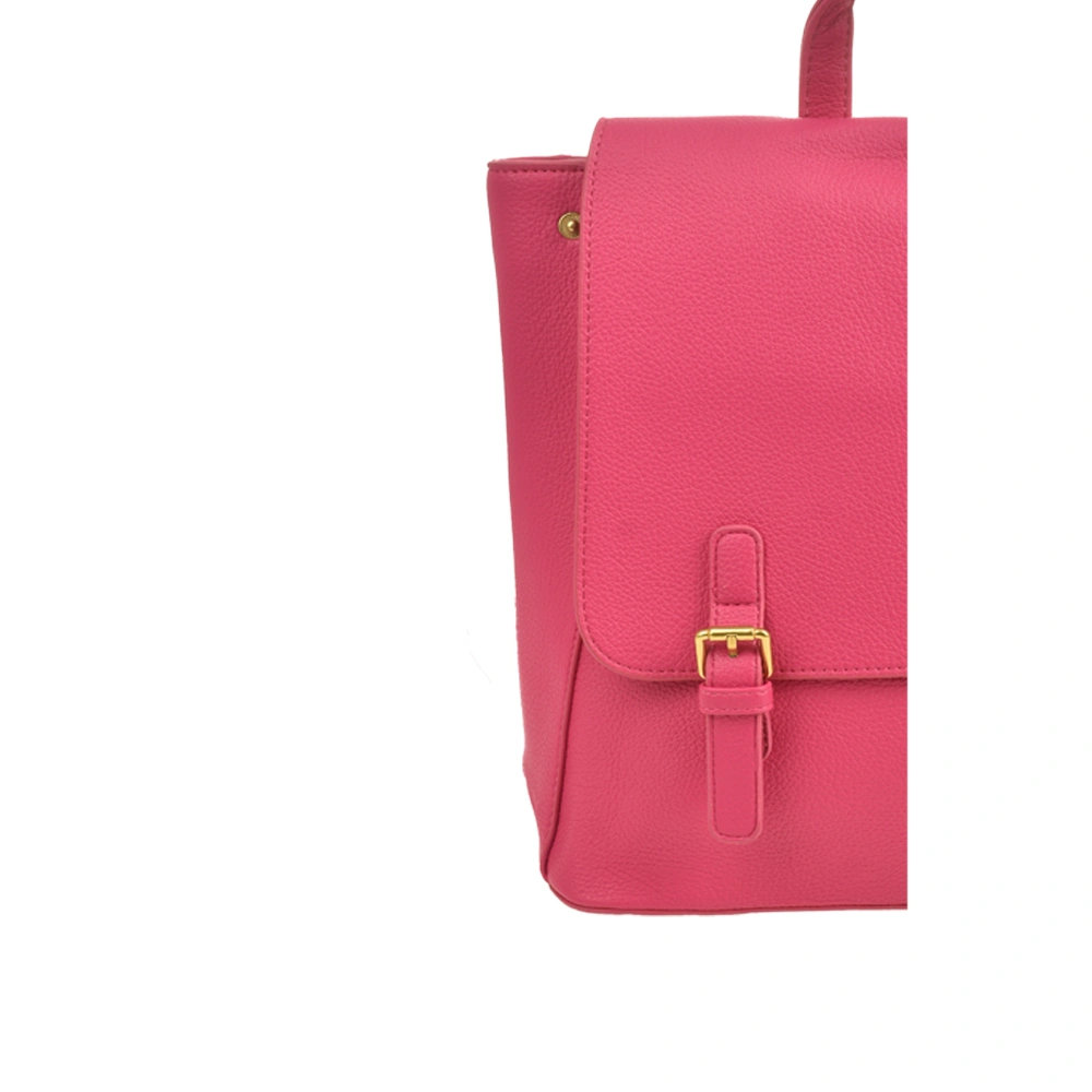 Rucsaca dama din piele ecologica Francesca Rossi FR6423, Fucsia, #5, Bagsy