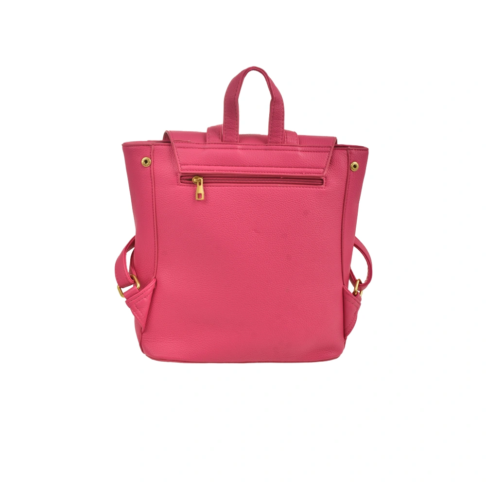 Rucsaca dama din piele ecologica Francesca Rossi FR6423, Fucsia, #3, Bagsy