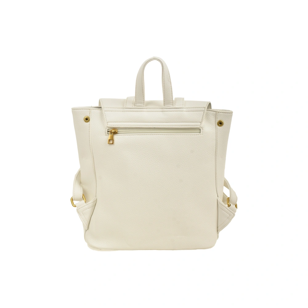 Rucsaca dama din piele ecologica Francesca Rossi FR6423, Alb, #3, Bagsy