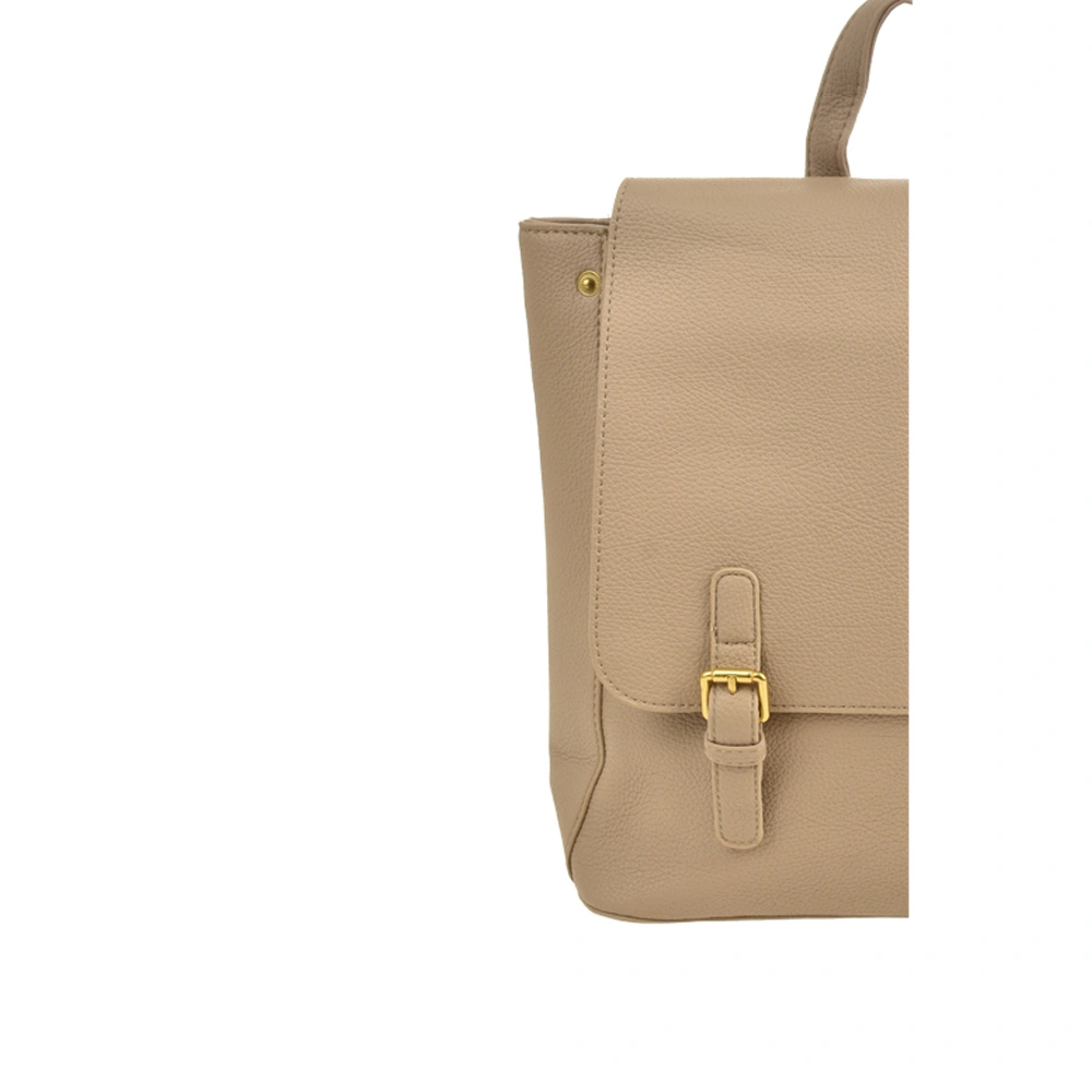 Rucsaca dama din piele ecologica Francesca Rossi FR6423, Crem, Nr. 5, Bagsy