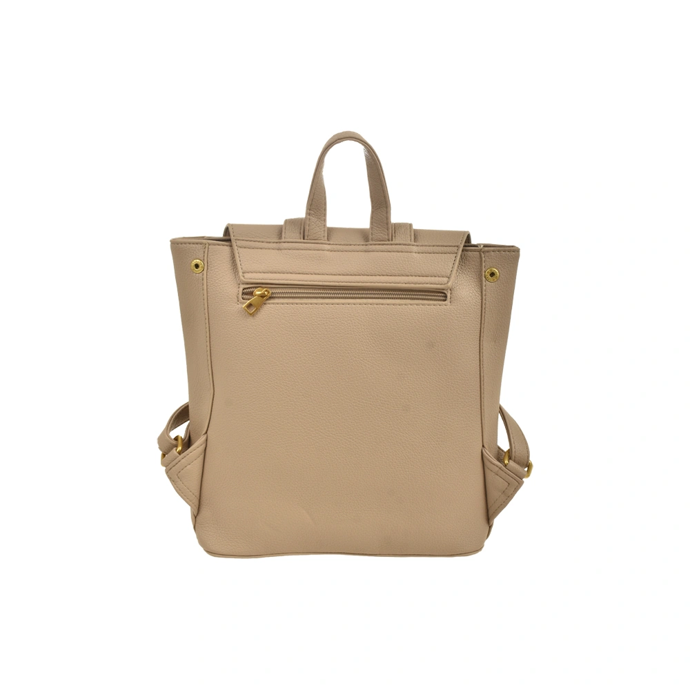 Rucsaca dama din piele ecologica Francesca Rossi FR6423, Crem, Nr. 3, Bagsy