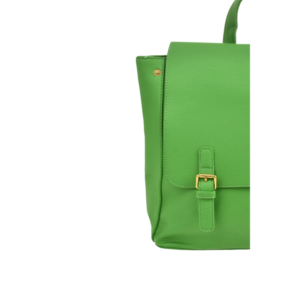 Rucsaca dama din piele ecologica Francesca Rossi FR6423, Verde, #5, Bagsy