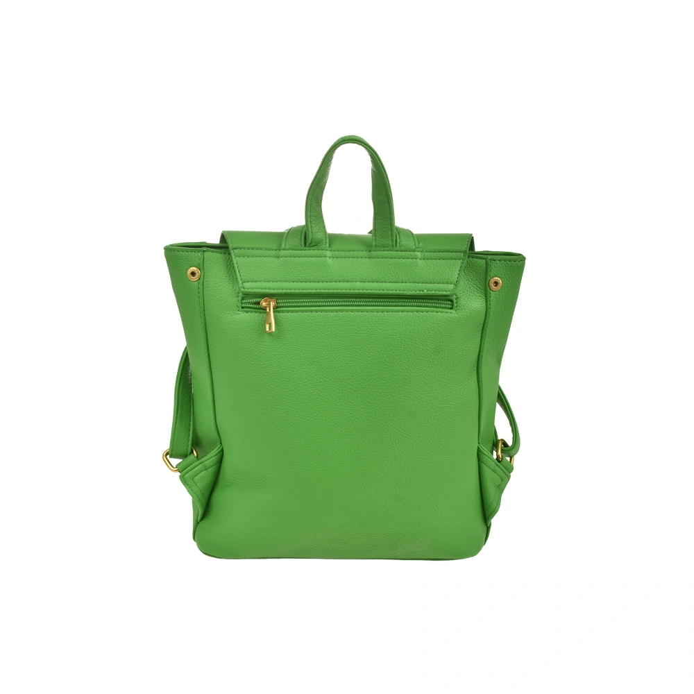 Rucsaca dama din piele ecologica Francesca Rossi FR6423, Verde, #3, Bagsy