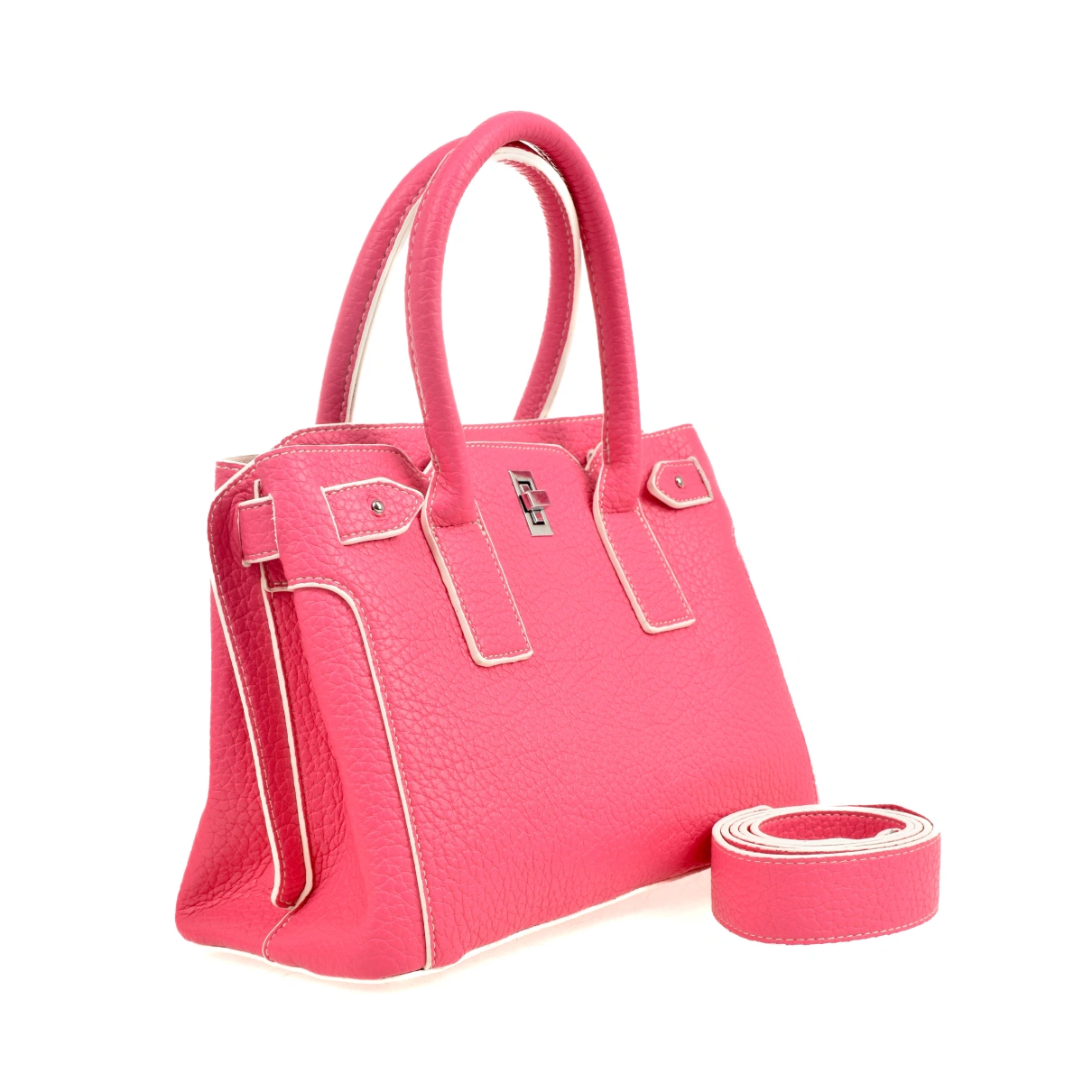 Geanta de mana Francesca Rossi FR6428, Roz, #3, Bagsy