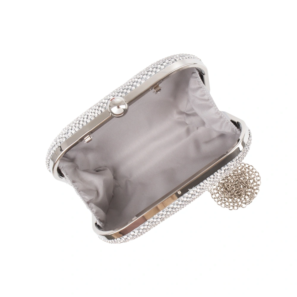 Geanta de ocazie Antonia Moretti AM1506, Argintiu, #3, Bagsy