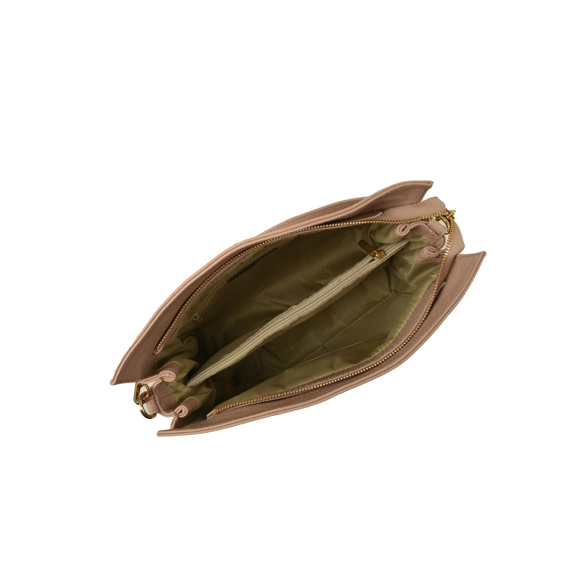 Geanta de umar din piele naturala Antonia Moretti AM1522, Roz prafuit, #4, Bagsy