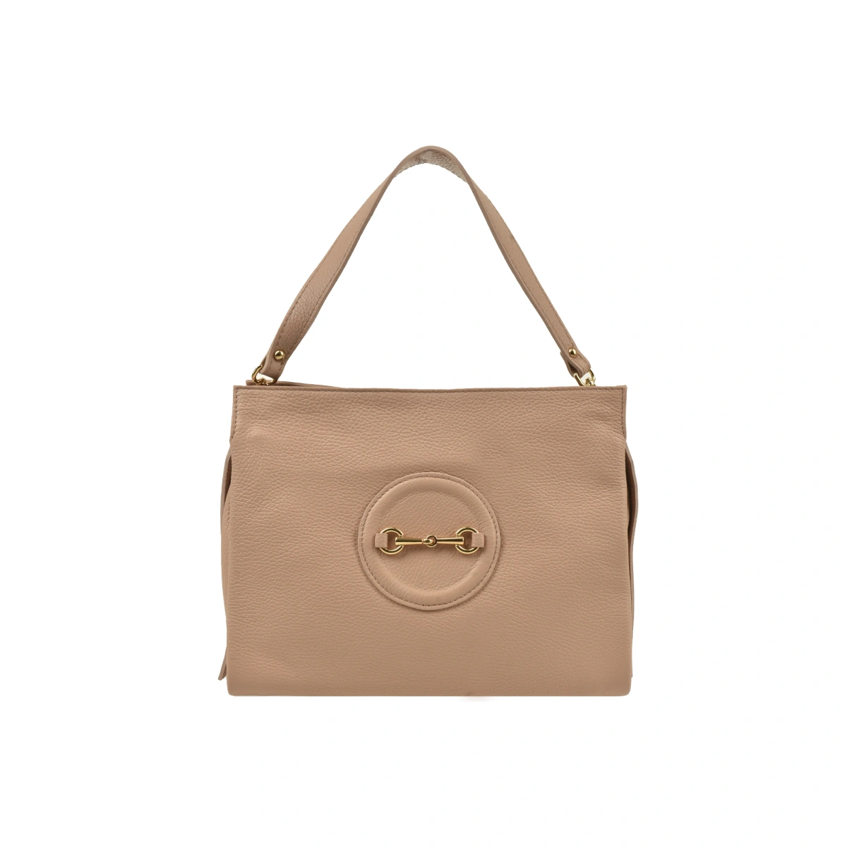 Geanta de umar din piele naturala Antonia Moretti AM1522, Roz prafuit, #1, Bagsy