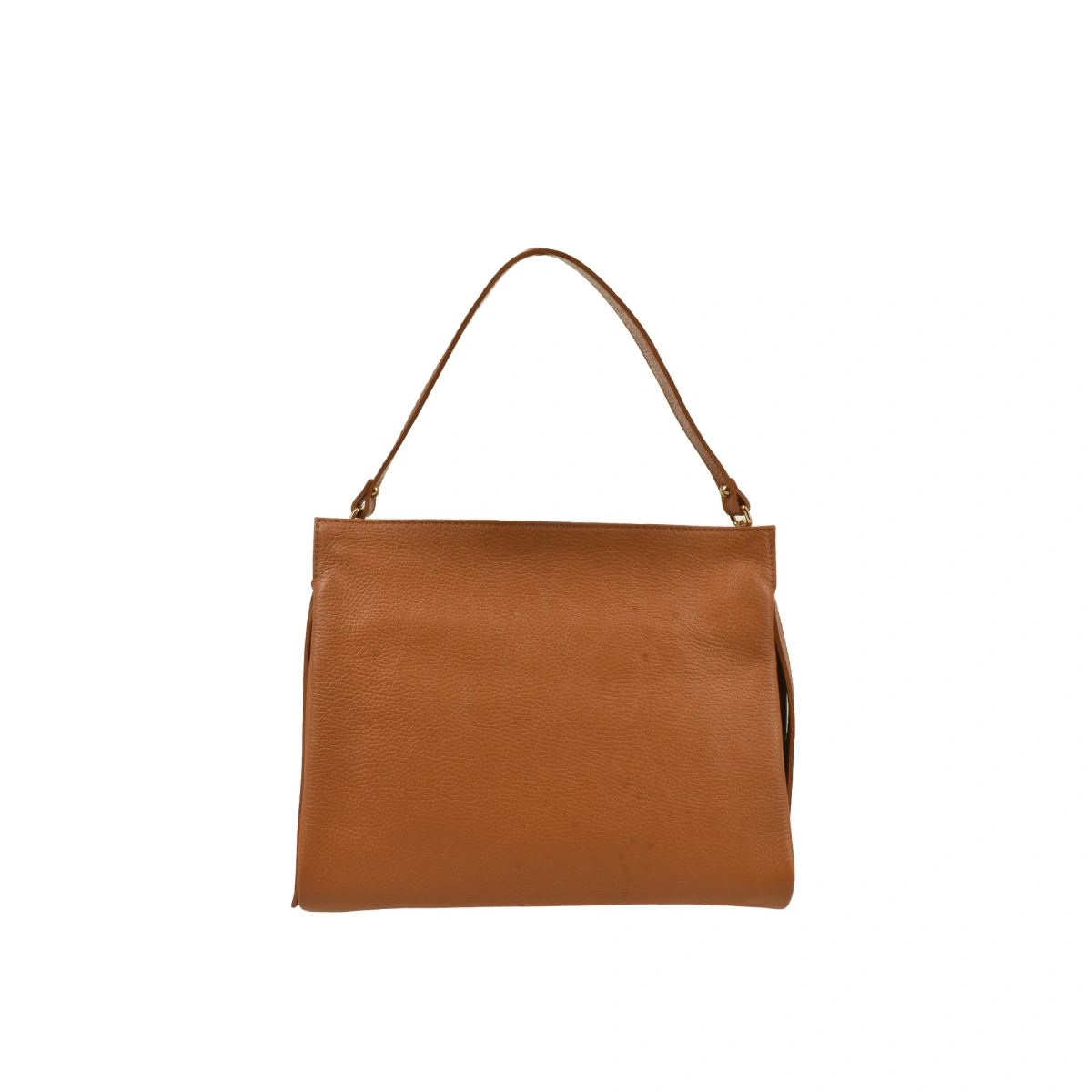 Geanta de umar din piele naturala Antonia Moretti AM1522, Cognac, #3, Bagsy