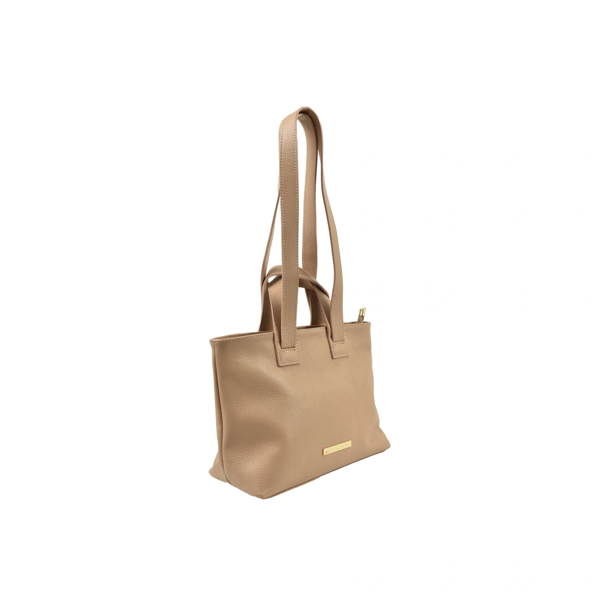 Geanta de umar din piele naturala Antonia Moretti AM1523, Cipria, #3, Bagsy