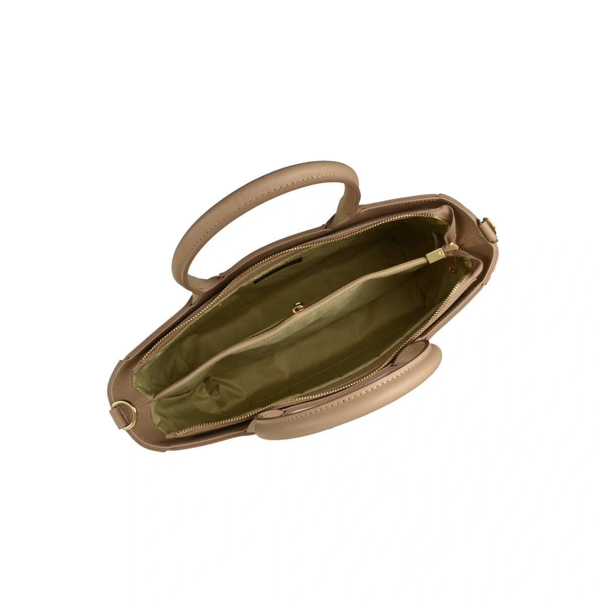 Geanta de mana din piele naturala Antonia Moretti AM1525, Roz prafuit, Nr. 3, Bagsy