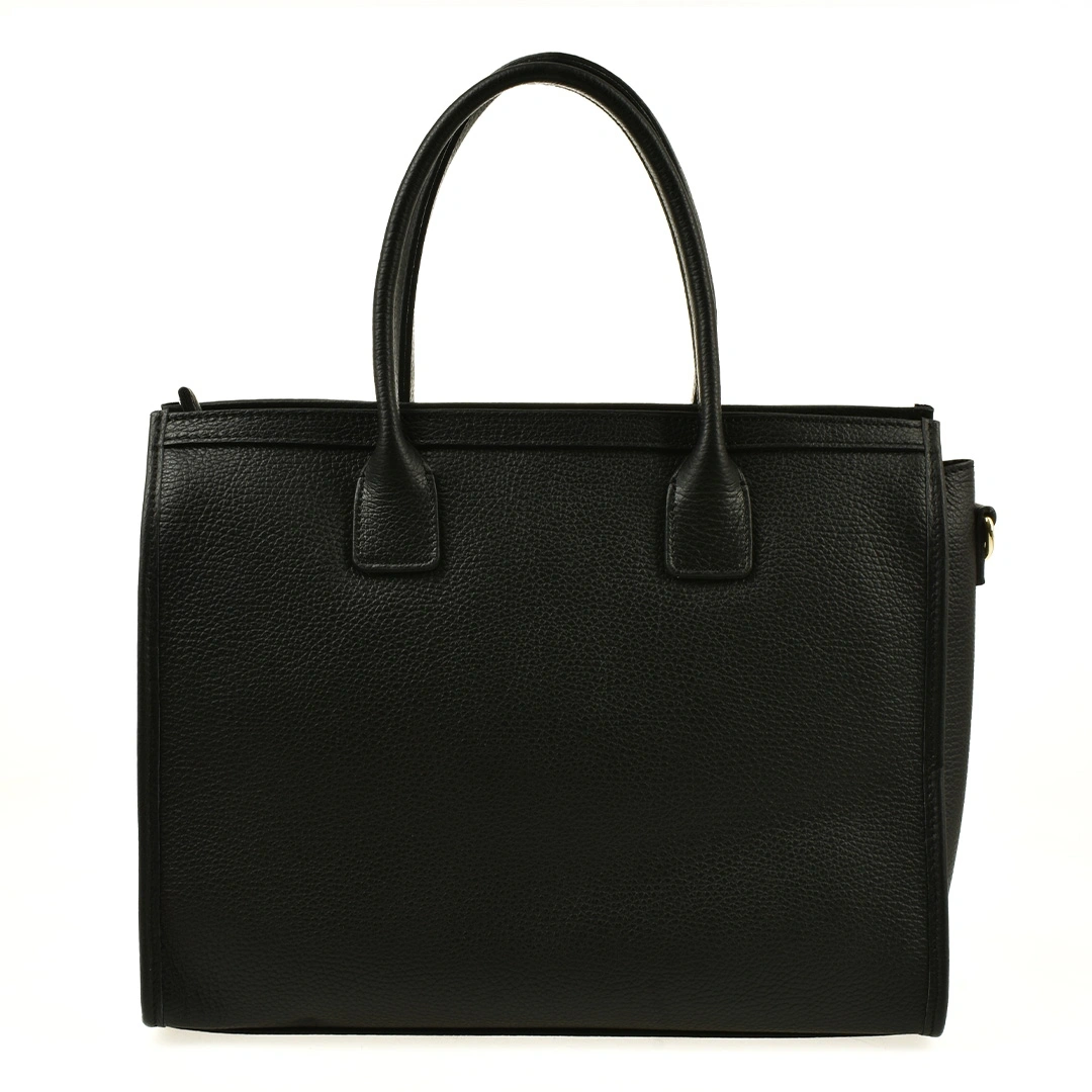 Geanta de mana din piele naturala Antonia Moretti AM1530, Negru, #3, Bagsy