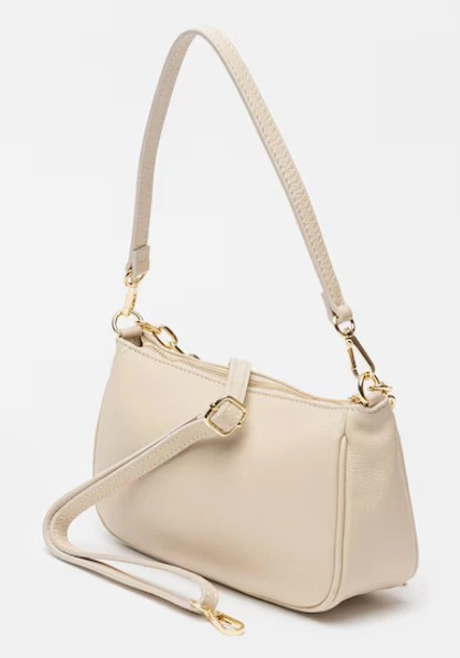 Geanta de umar din piele naturala Chiara Canotti CC1591, Bej, #2, Bagsy