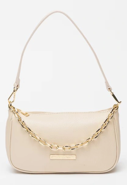 Geanta de umar din piele naturala Chiara Canotti CC1591, Bej, #1, Bagsy