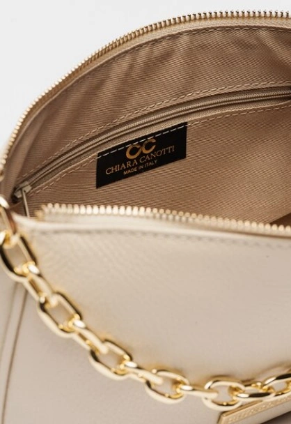 Geanta de umar din piele naturala Chiara Canotti CC1591, Bej, #4, Bagsy