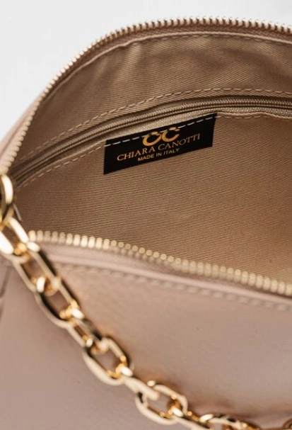 Geanta de umar din piele naturala Chiara Canotti CC1591, Roz prafuit, #4, Bagsy