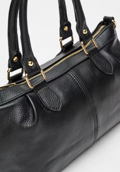 Geanta de umar din piele naturala Antonia Moretti AM1536, Negru, #4, Bagsy