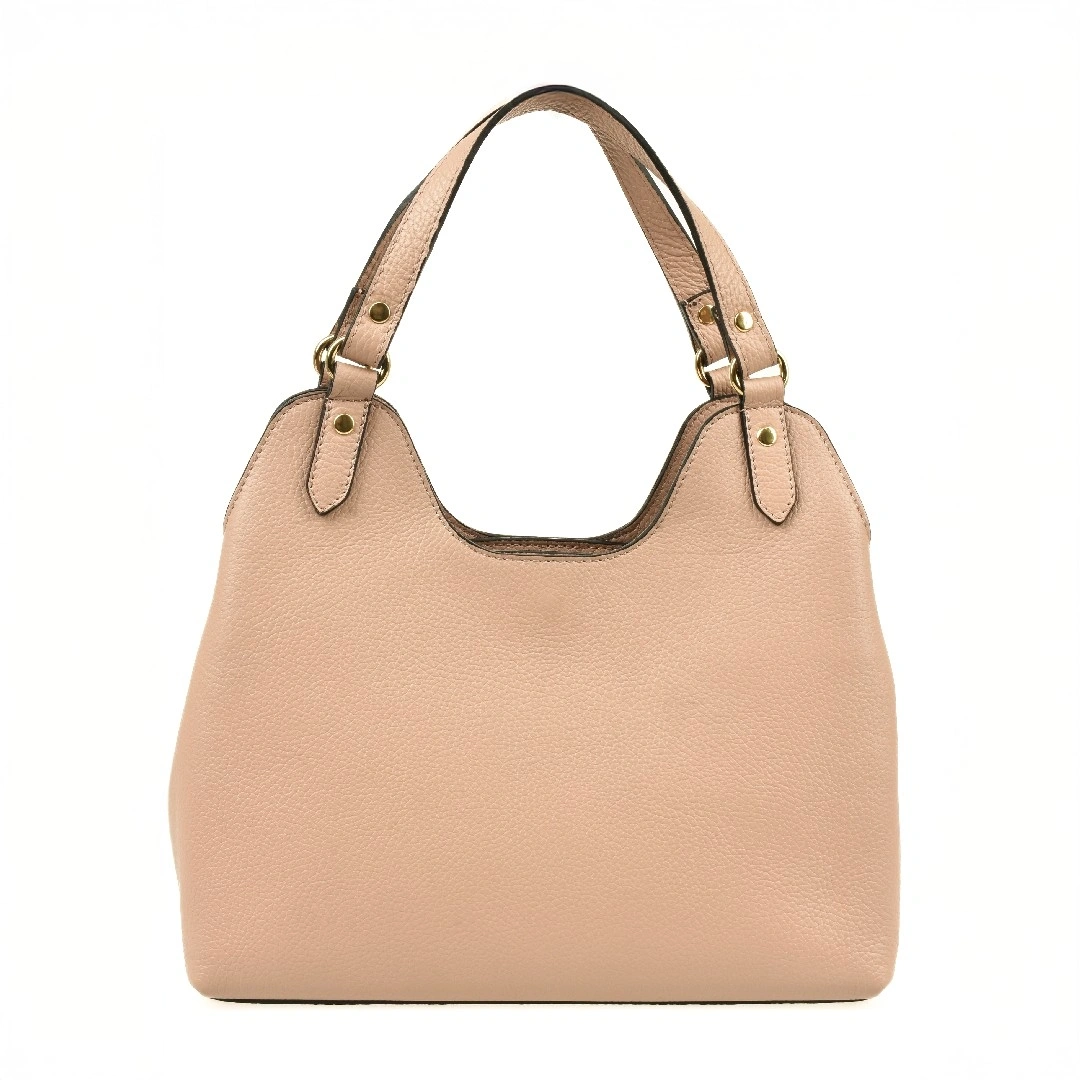 Geanta de umar din piele naturala Antonia Moretti AM1540, Roz prafuit, #1, Bagsy