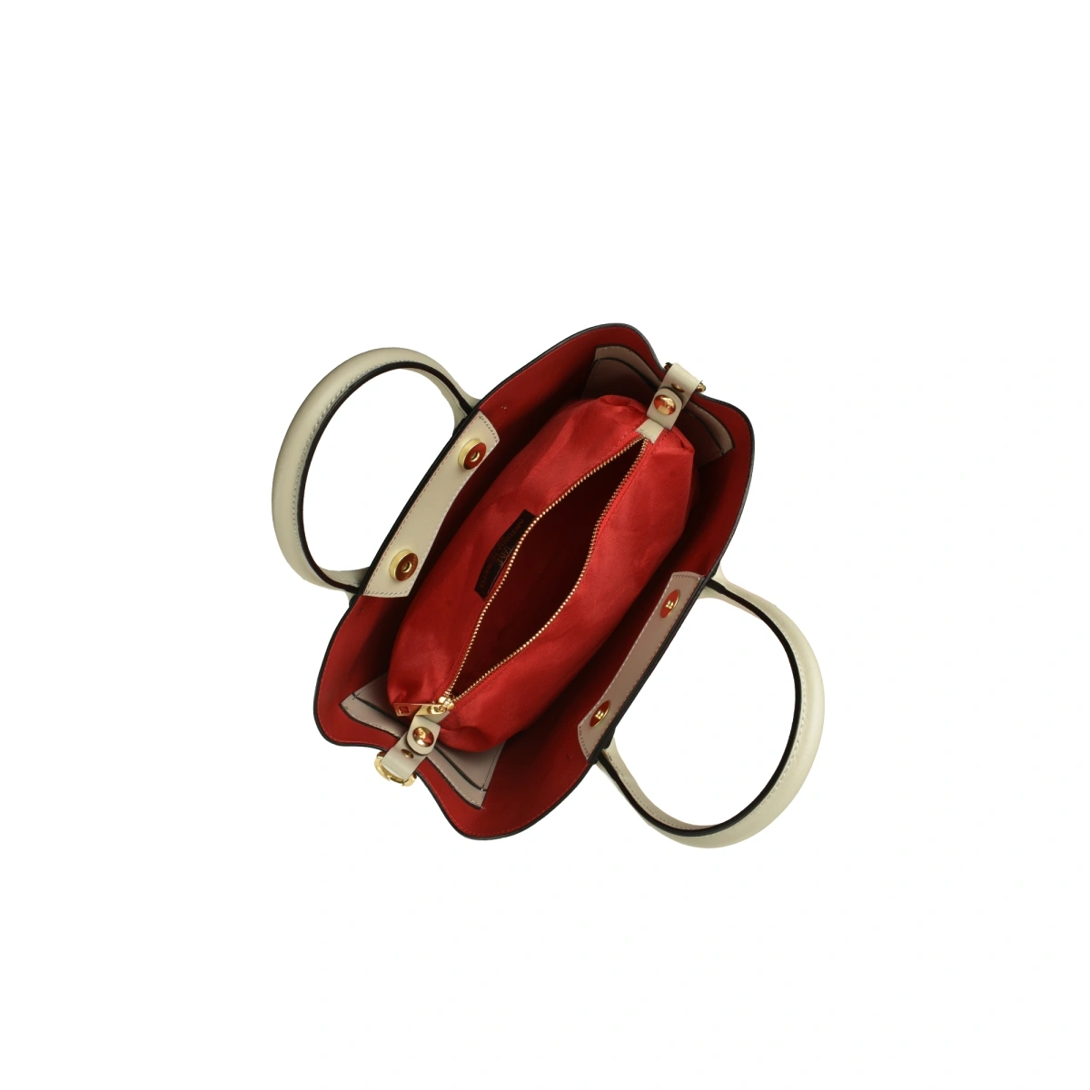 Geanta de umar din piele naturala Antonia Moretti AM1541, Bej, #3, Bagsy