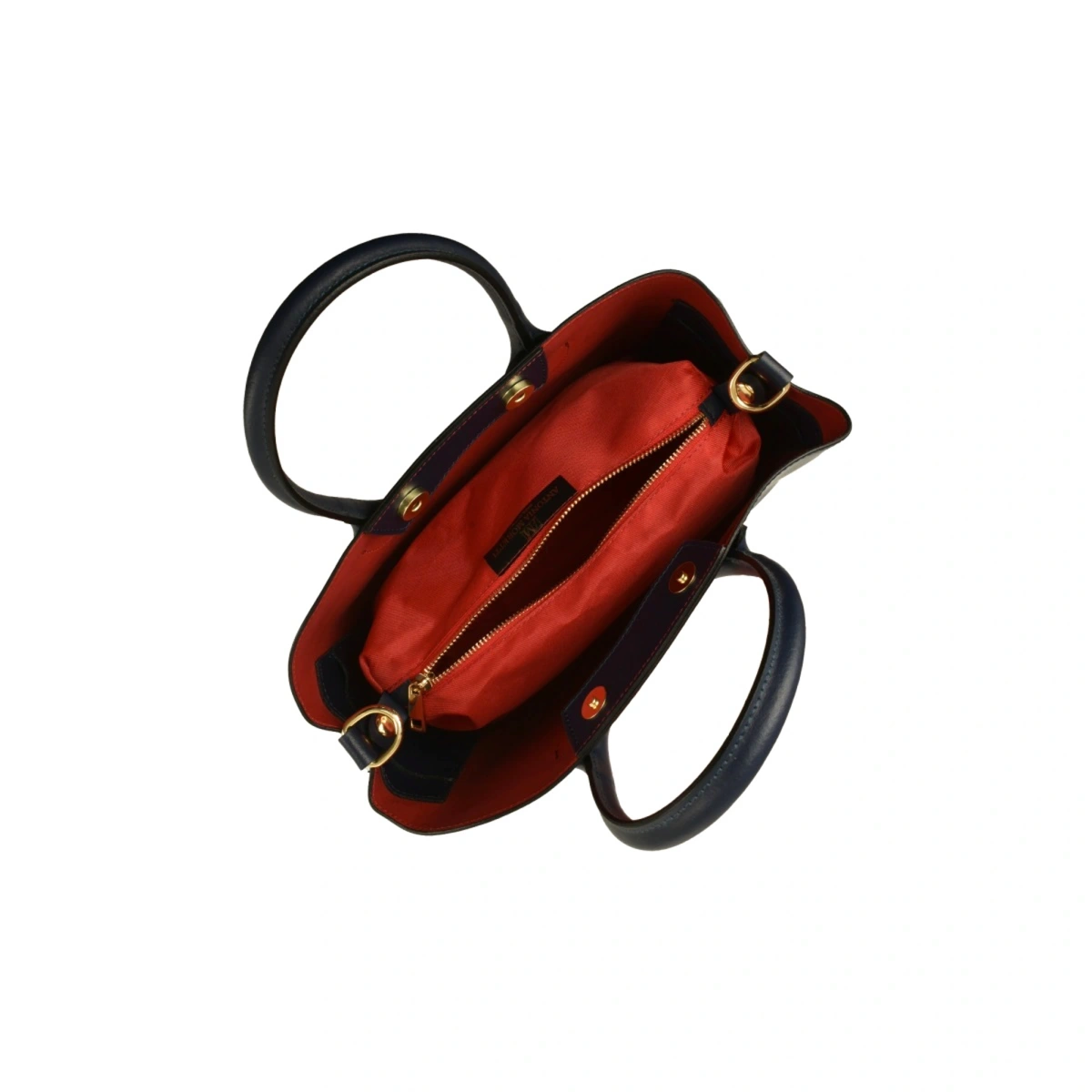 Geanta de umar din piele naturala Antonia Moretti AM1541, Negru, #3, Bagsy