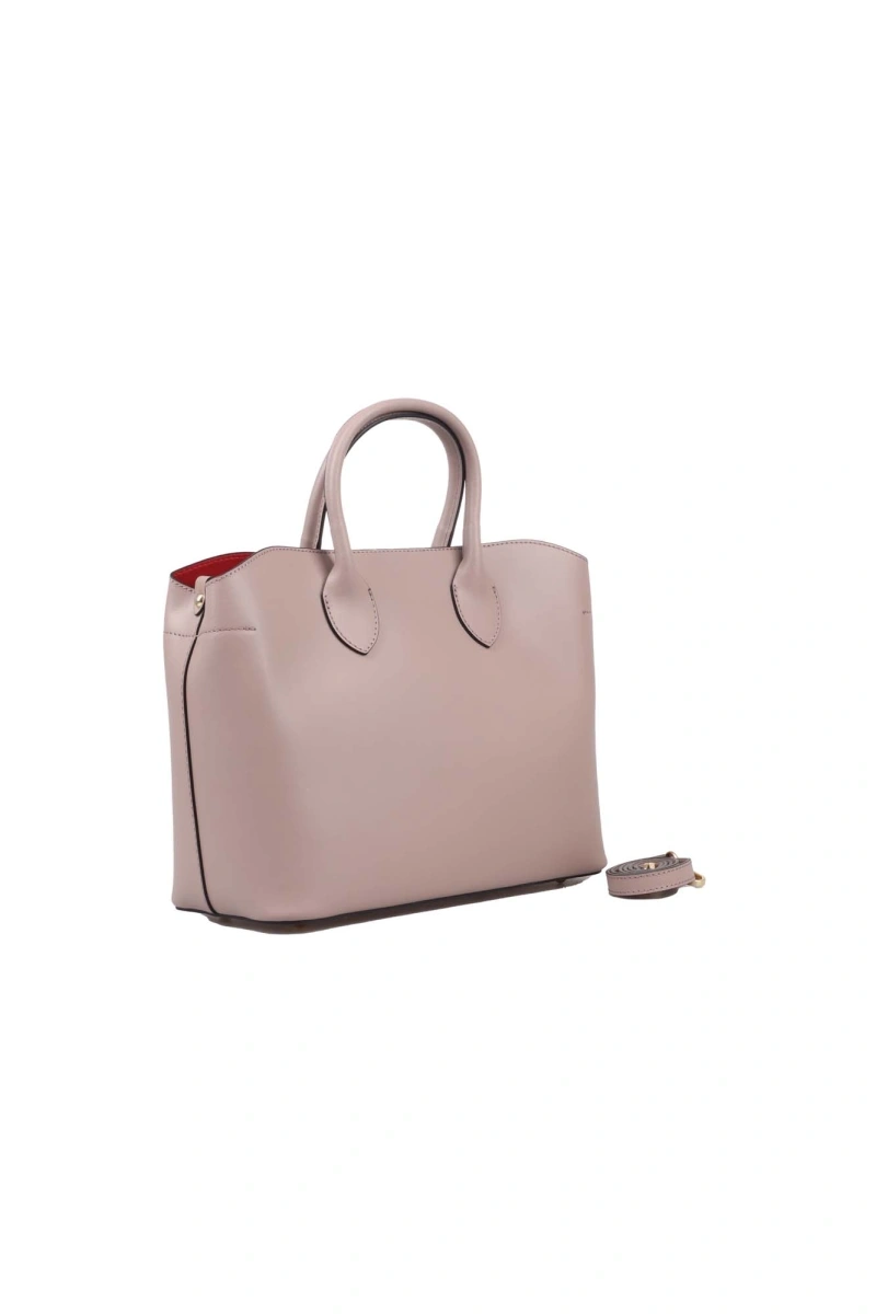 Geanta de umar din piele naturala Antonia Moretti AM1541, Roz prafuit, #2, Bagsy