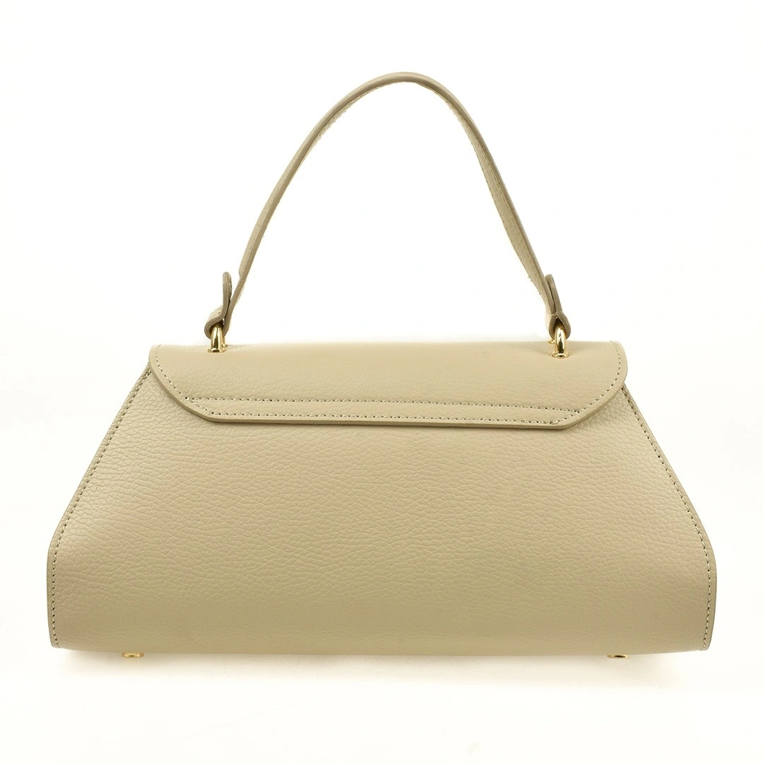 Geanta de umar din piele naturala Antonia Moretti AM1542, Bej, Nr. 3, Bagsy