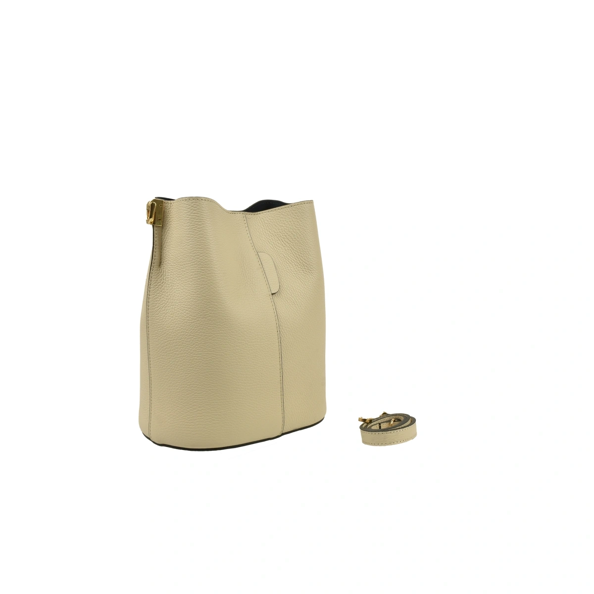 Geanta de umar din piele naturala Antonia Moretti AM1543, Bej, #2, Bagsy