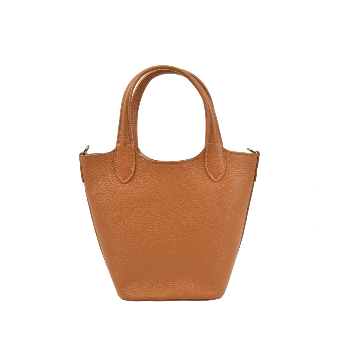 Geanta de umar din piele naturala Antonia Moretti AM1544, Cognac, #1, Bagsy