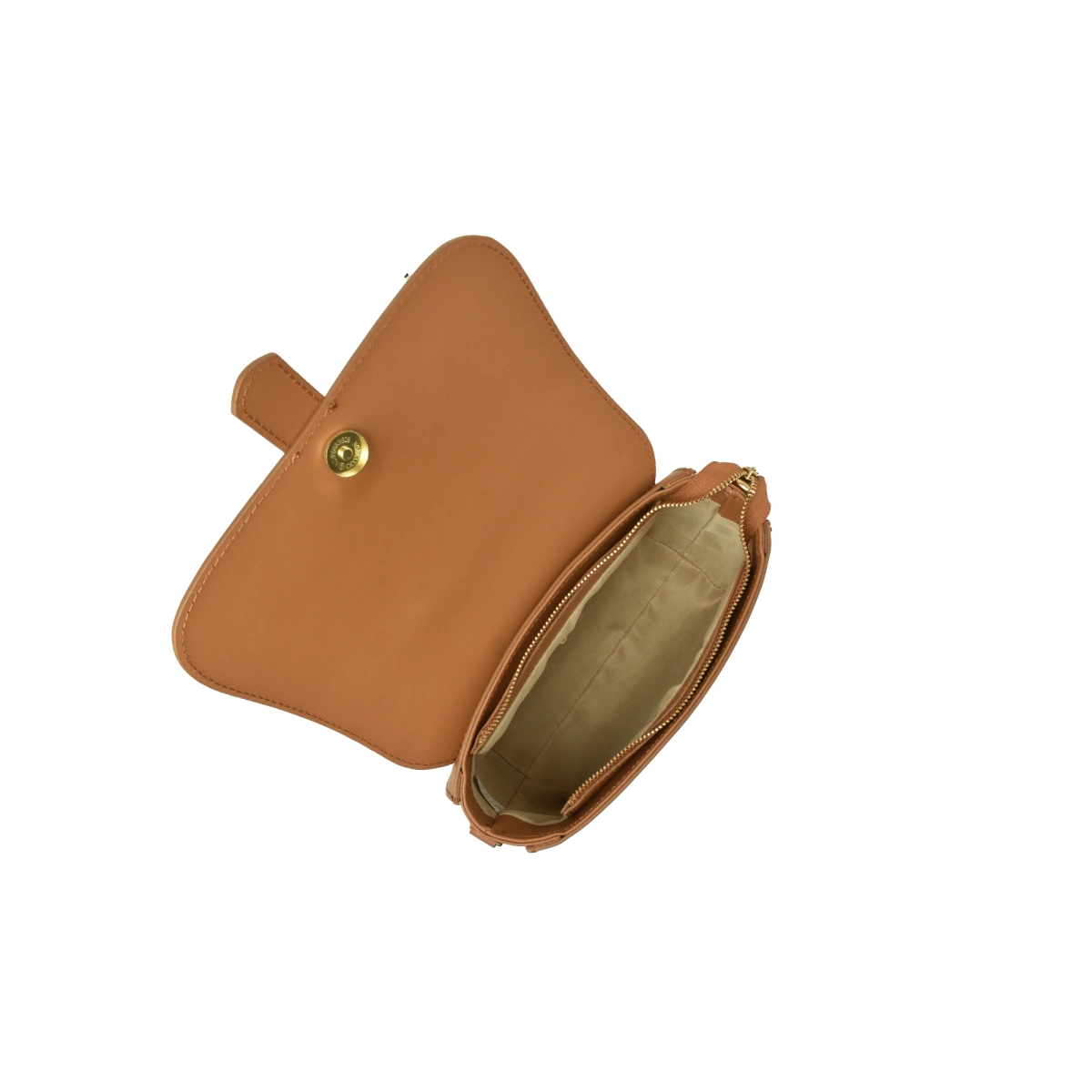 Geanta de umar din piele naturala Chiara Canotti CC1592, Cognac, #4, Bagsy