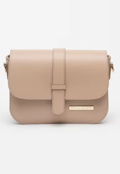 Geanta de umar din piele naturala Chiara Canotti CC1593, Roz prafuit, #1, Bagsy