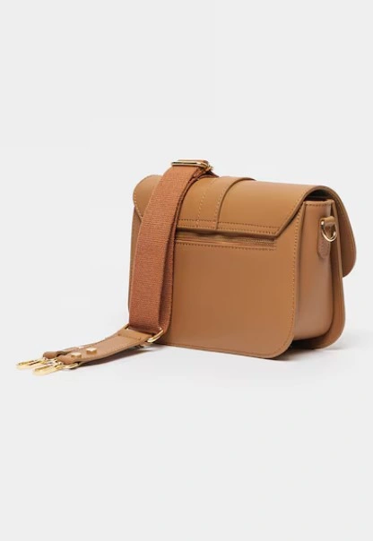 Geanta de umar din piele naturala Chiara Canotti CC1593, Cognac, #2, Bagsy