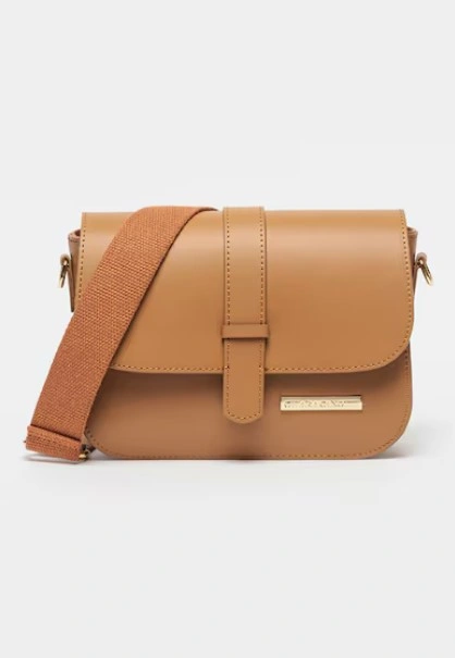 Geanta de umar din piele naturala Chiara Canotti CC1593, Cognac, #1, Bagsy