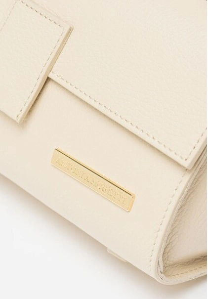 Geanta de umar din piele Antonia Moretti AM1545, Bej, #3, Bagsy