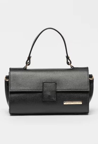 Geanta de umar din piele Antonia Moretti AM1545, Negru, #1, Bagsy