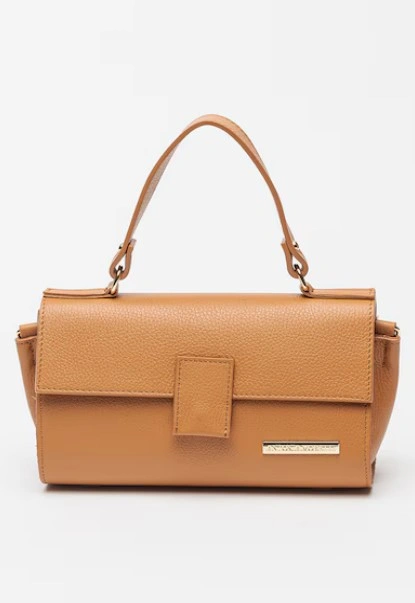 Geanta de umar din piele Antonia Moretti AM1545, Cognac, #1, Bagsy