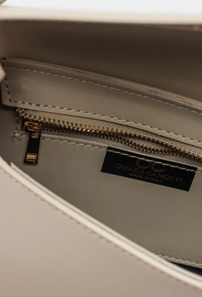 Geanta de umar din piele naturala Chiara Canotti CC1594, Bej, #4, Bagsy