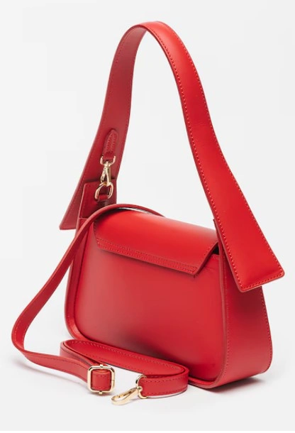 Geanta de umar din piele naturala Chiara Canotti CC1594, Rosu, Nr. 2, Bagsy